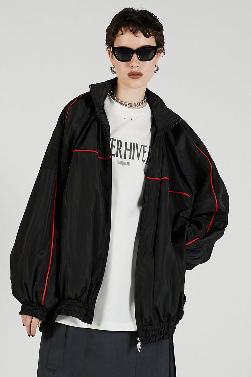 Volume Gathered Trucker Blouson