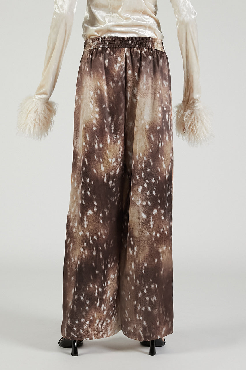 Bambi Print Wide Pants