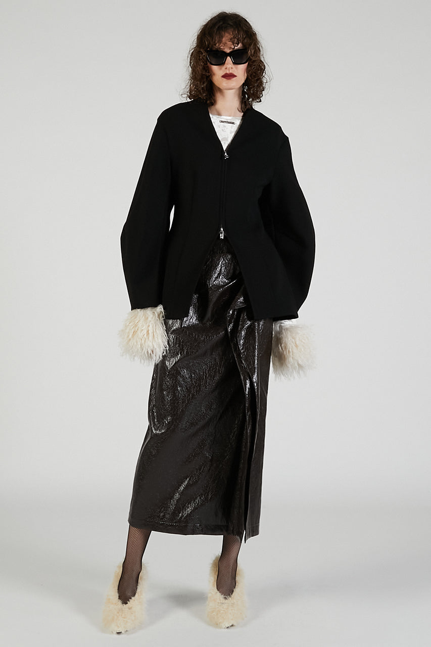 Ruffle Trim Skirt