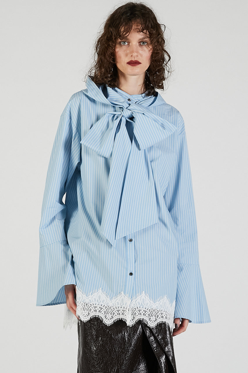 Bow tie shirt - 2025 AUTUMN
