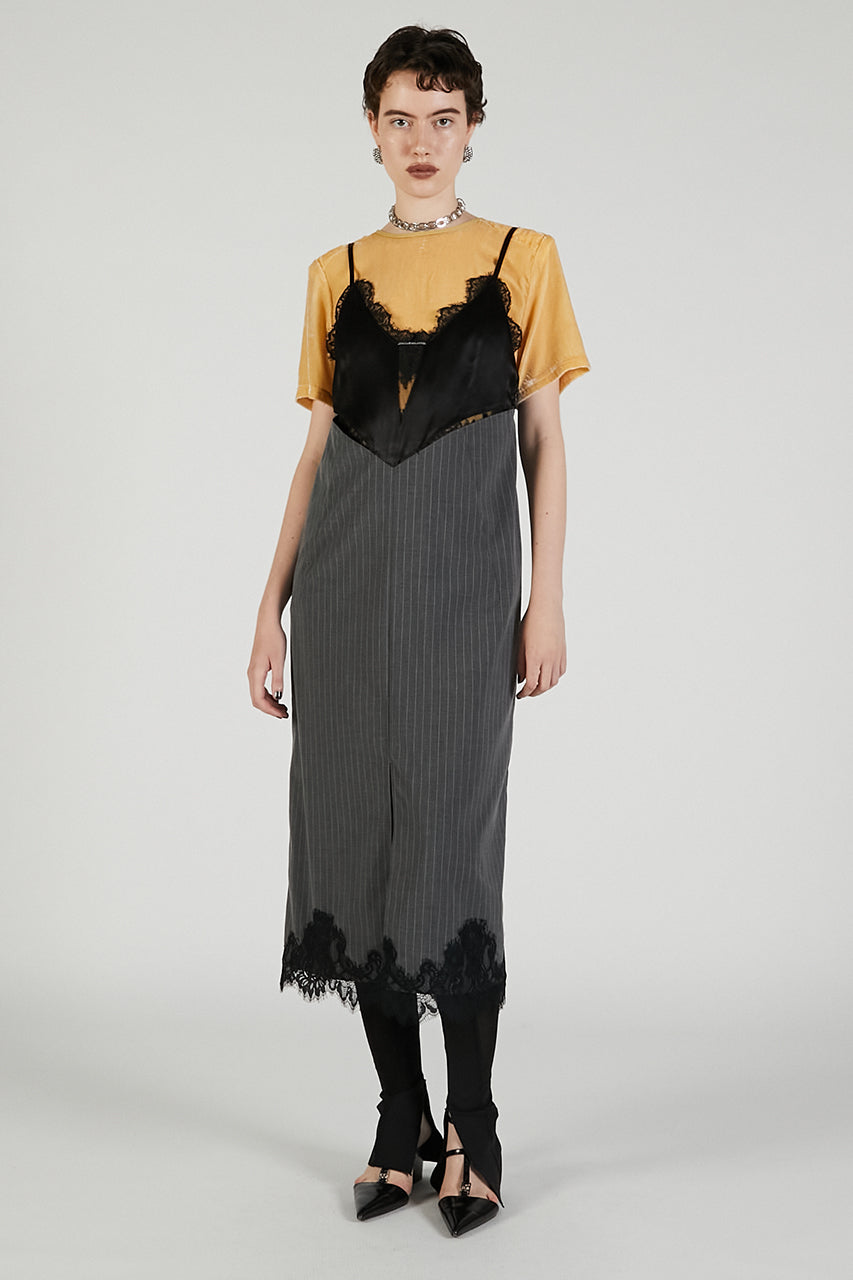 Shoulder Gathered Velour T-Shirt - 2025 AUTUMN