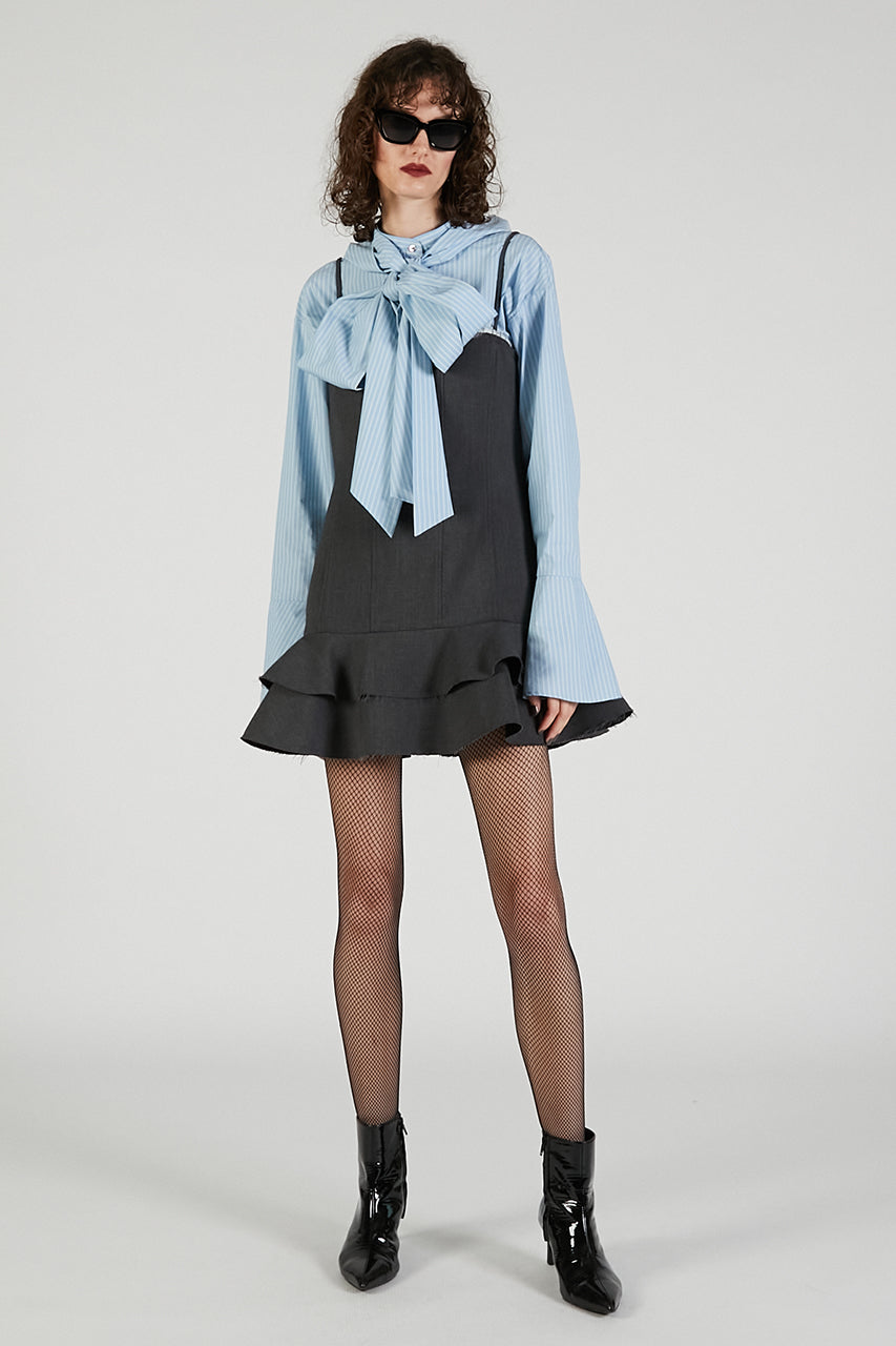 Bow tie shirt - 2025 AUTUMN