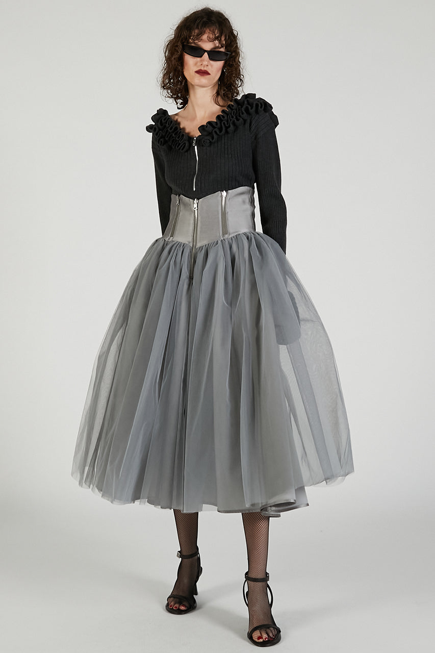 Reversible Tulle Skirt - 2025 AUTUMN