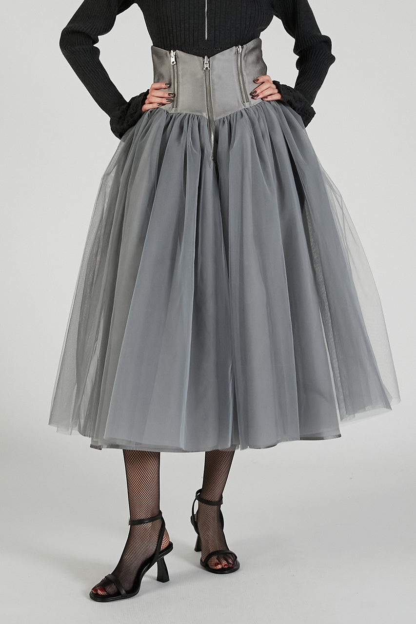 Reversible Tulle Skirt - 2025 AUTUMN