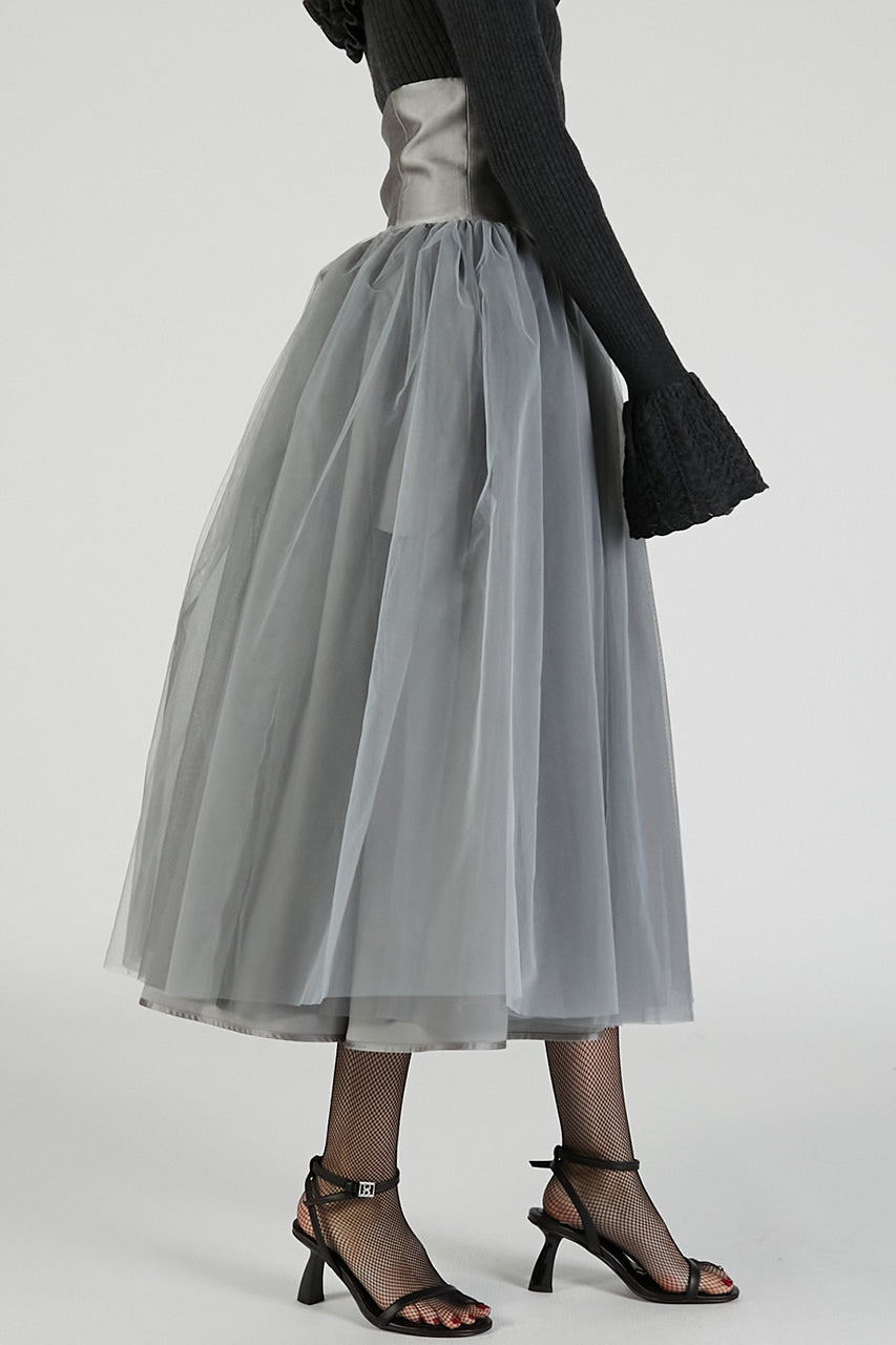 Reversible Tulle Skirt - 2025 AUTUMN