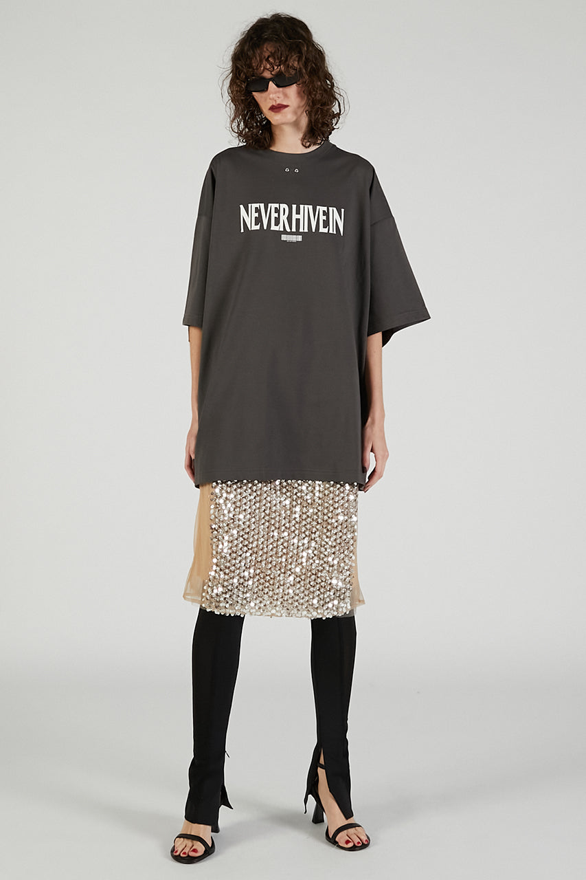 Sequin Midi Skirt