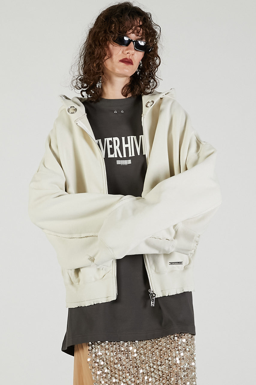 Eyelet Hoodie