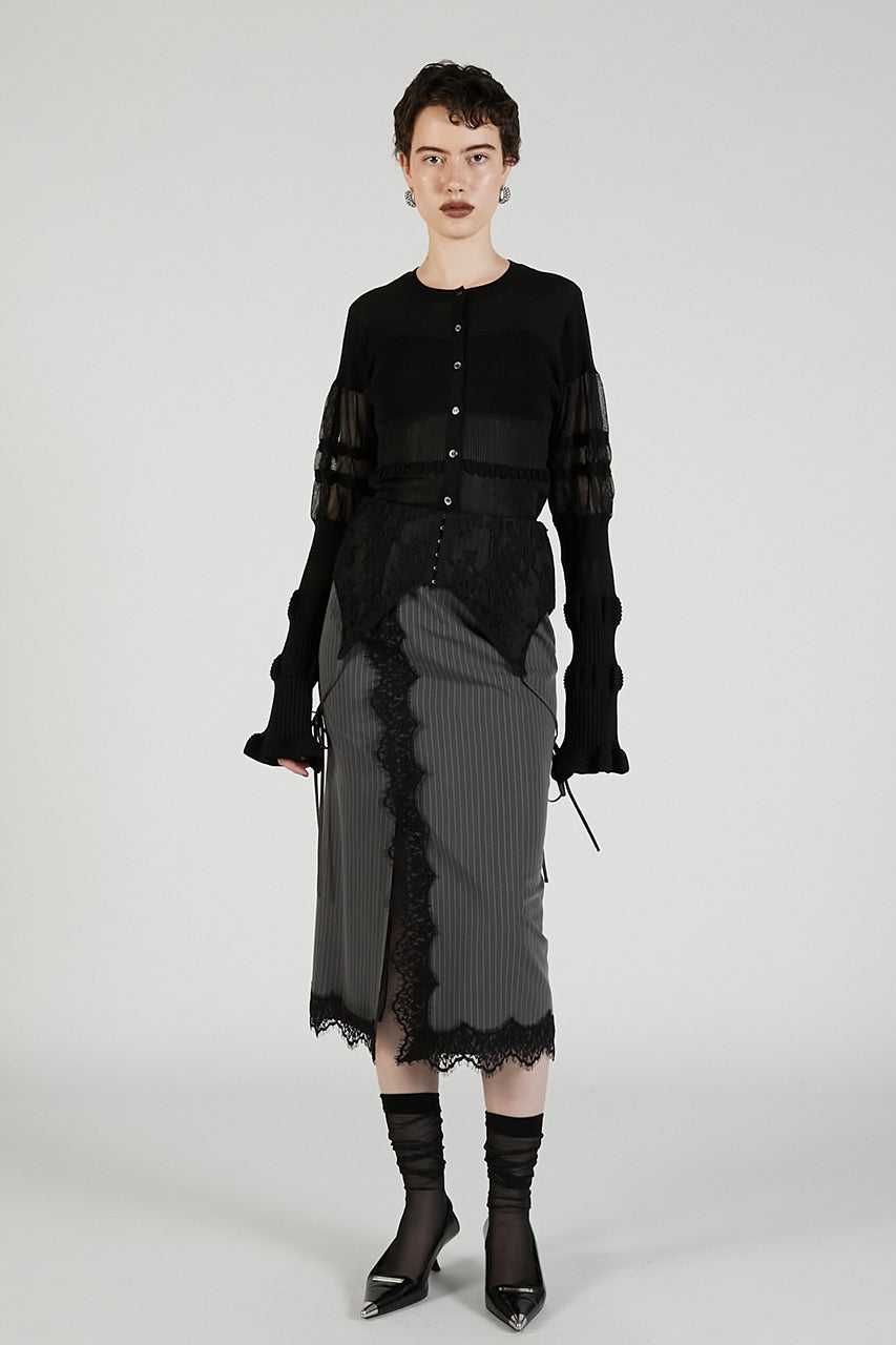 2-Way Lace Midi Skirt - 2025 AUTUMN