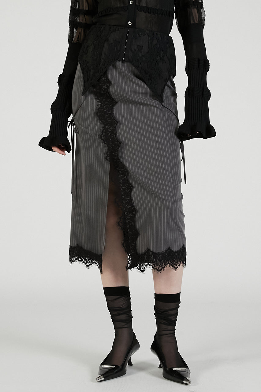 2-Way Lace Midi Skirt - 2025 AUTUMN