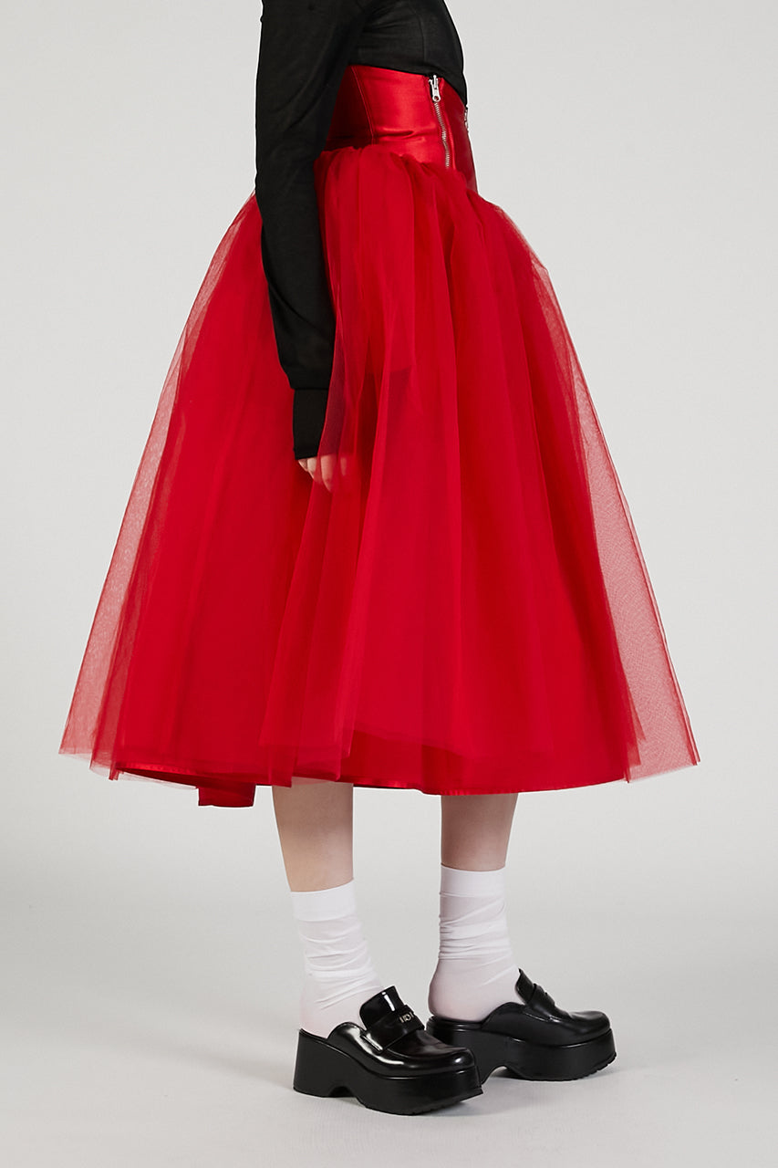 Reversible Tulle Skirt - 2025 AUTUMN