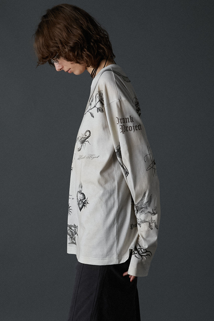 Tatoo Printed Long Sleeve TEE - PRE ORDER