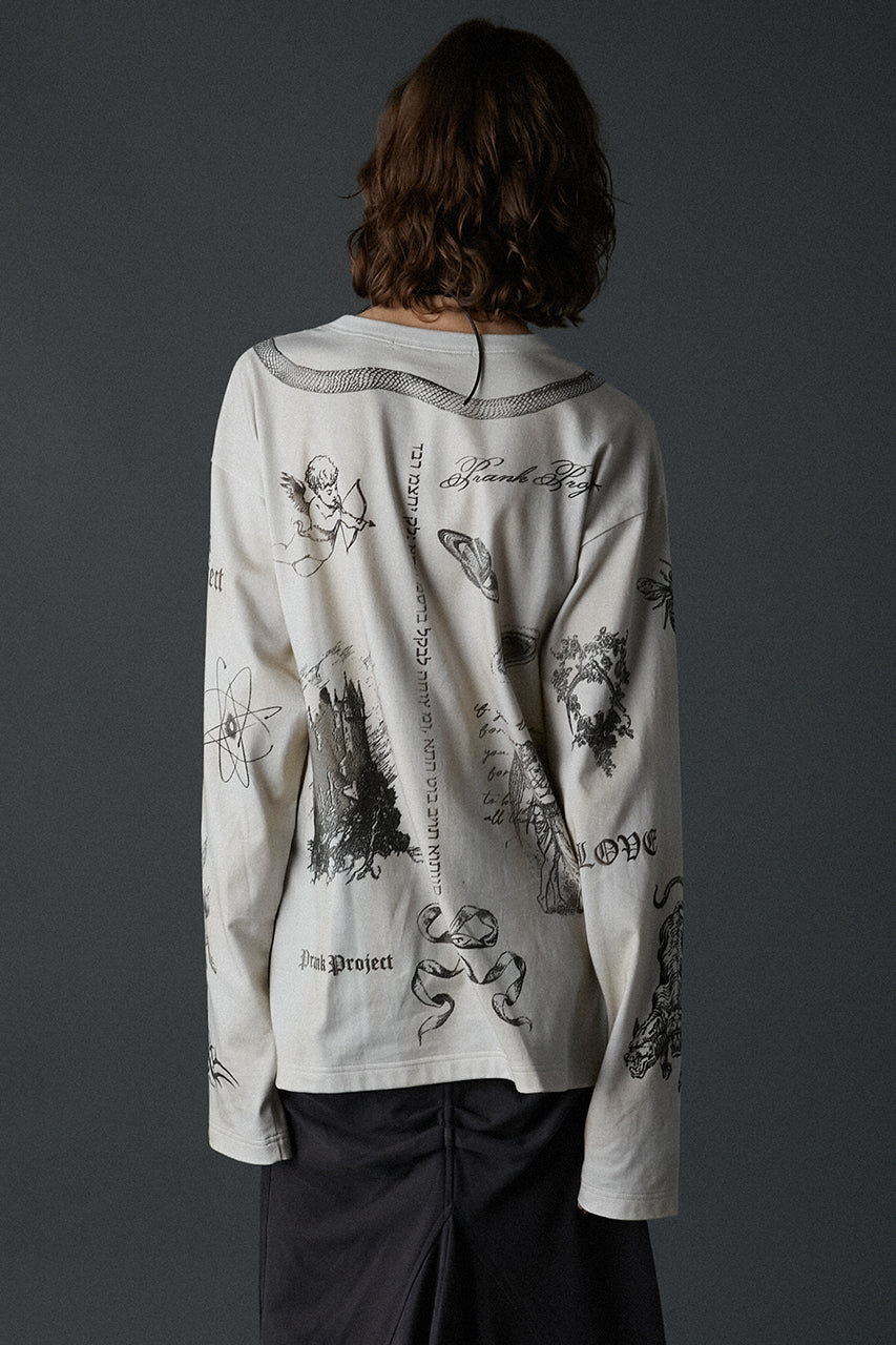 Tatoo Printed Long Sleeve TEE - PRE ORDER