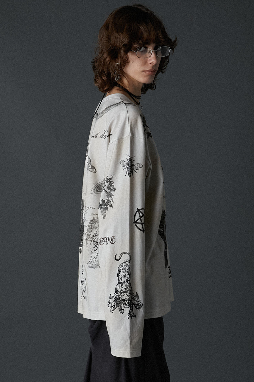 Tatoo Printed Long Sleeve TEE - PRE ORDER