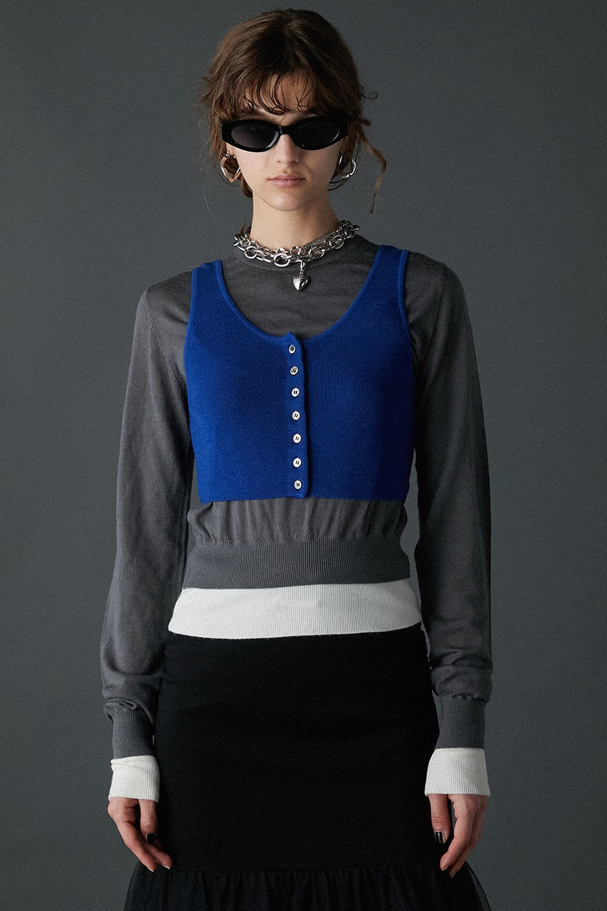 Layered Color Block Knit - SALE