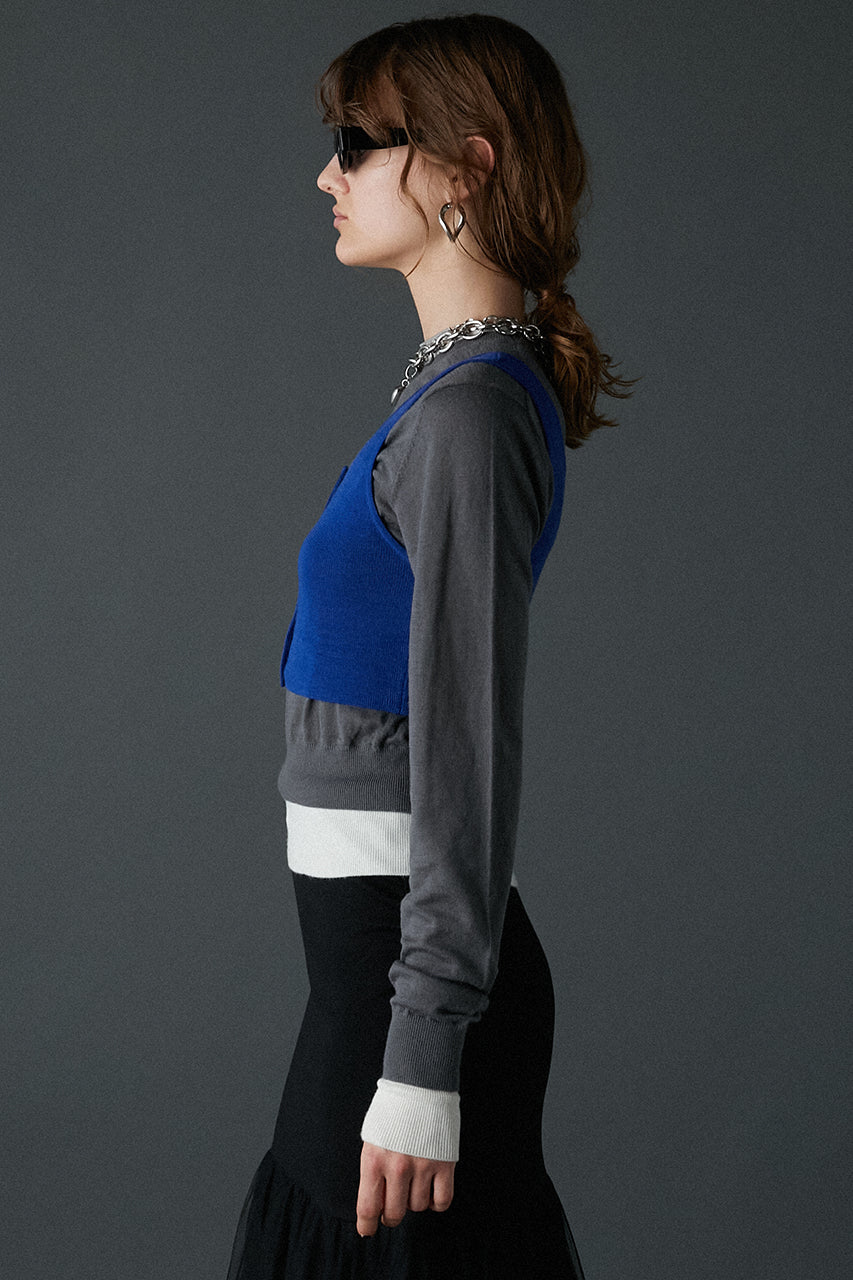 Layered Color Block Knit - SALE
