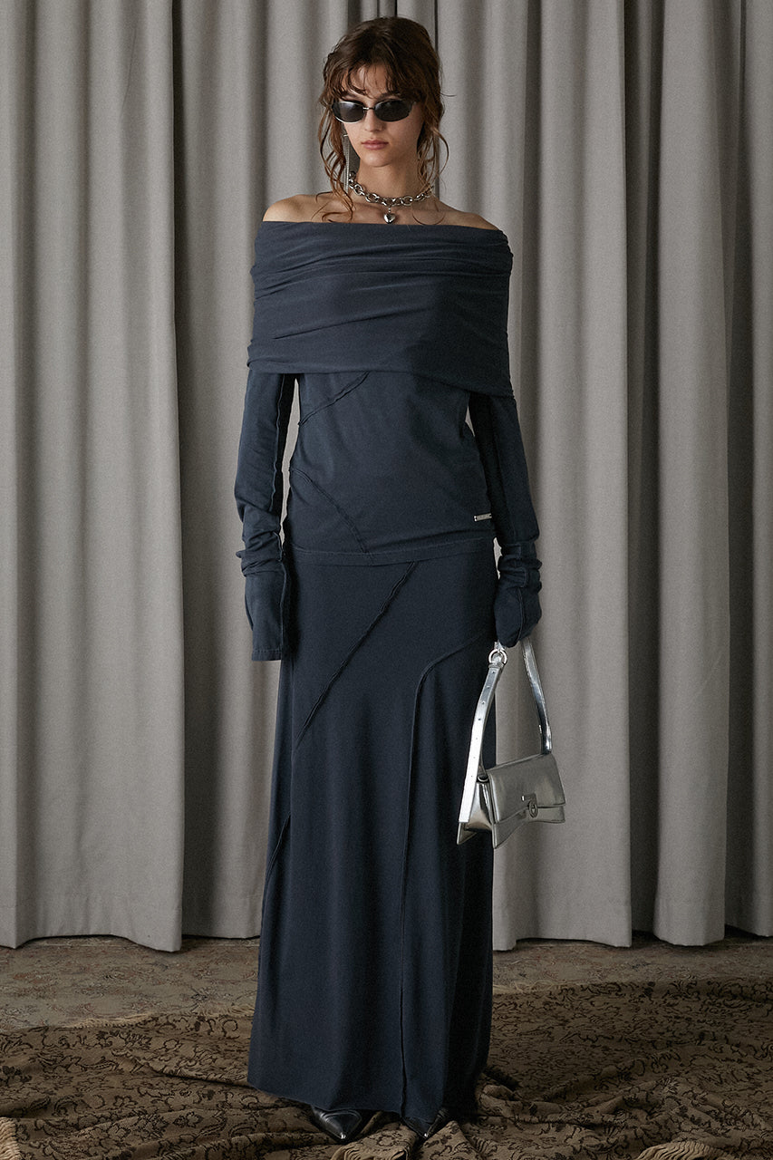 Out Seam Cut Maxi Skirt - SALE