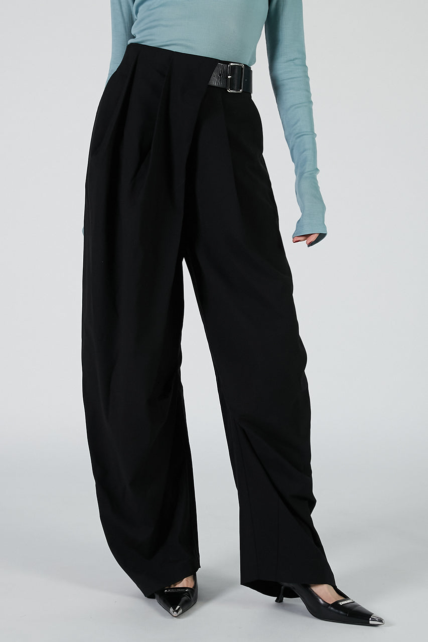 Asymmetrical Belt Pants - PRE ORDER