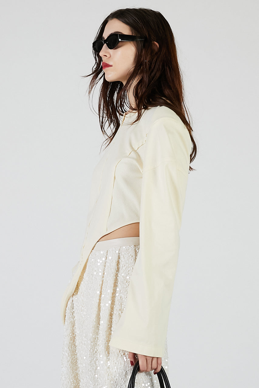Irregular Hem Top - 2025 AUTUMN