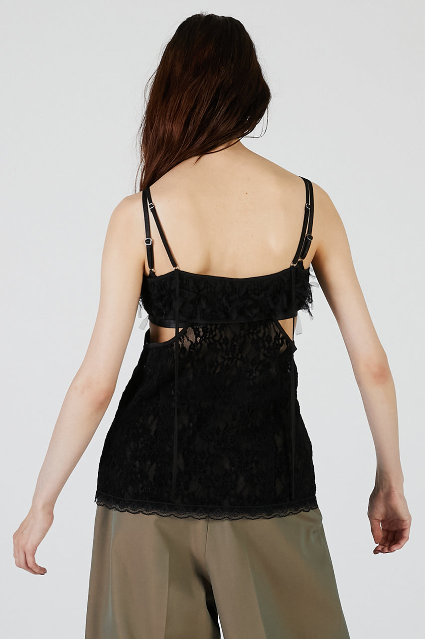 Lace Cut-Out Camisole Top