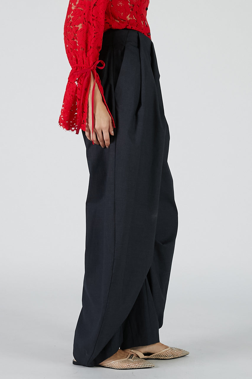 Asymmetrical Belt Pants - 2025 AUTUMN
