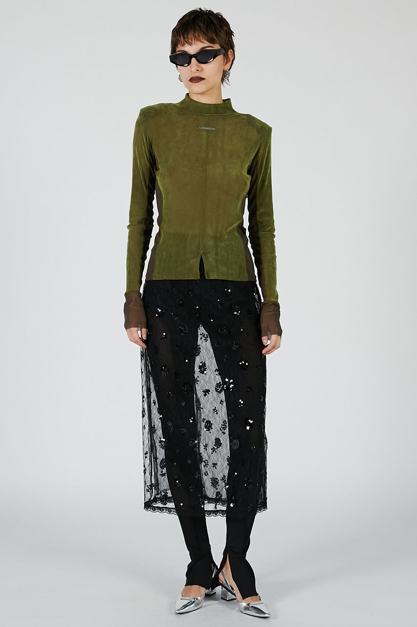 Veil Lace Layered Skirt