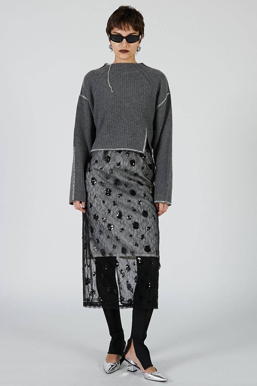 Veil Lace Layered Skirt