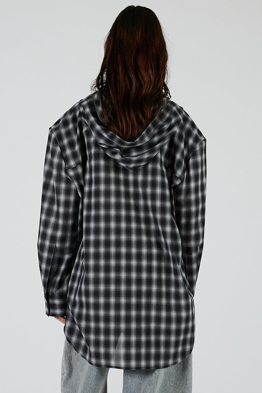 Hoodie Check Shirt