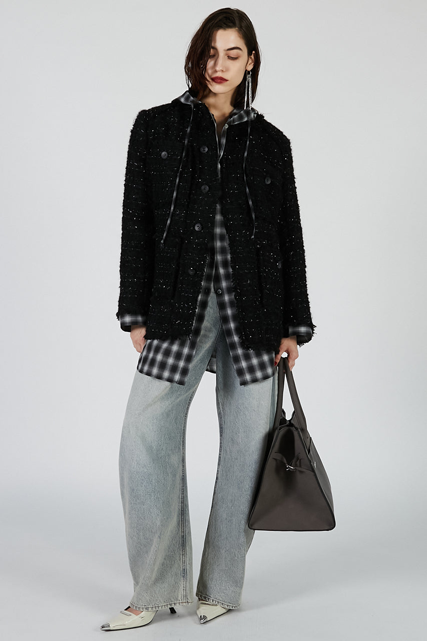 Padded Tweed Jacket