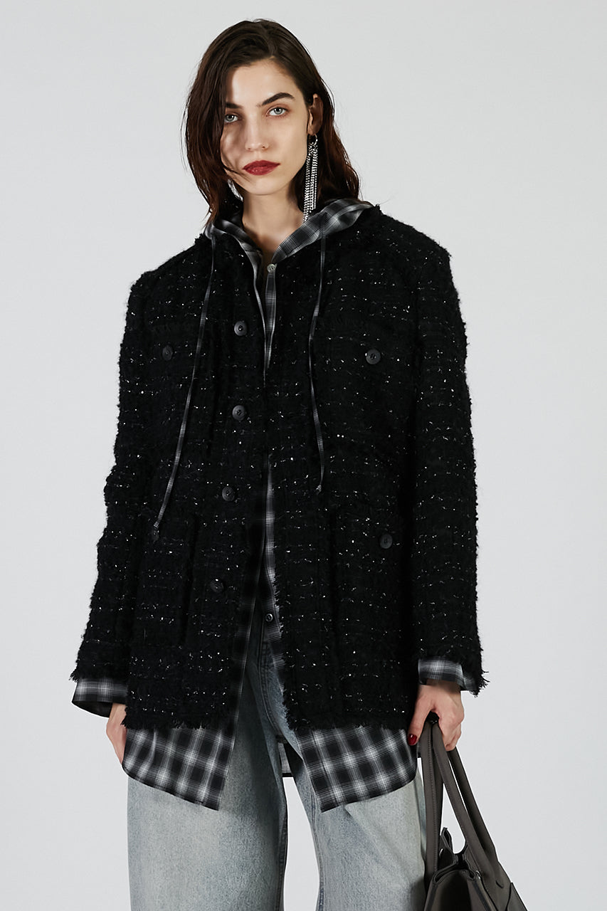 Padded Tweed Jacket