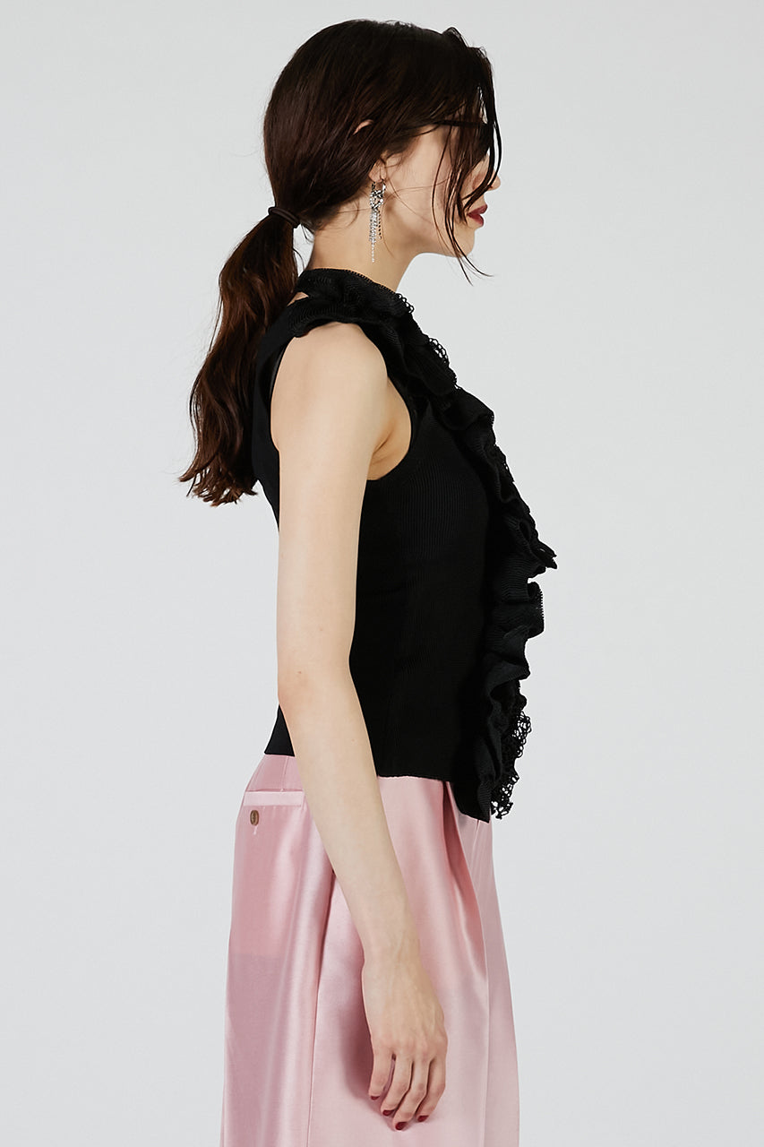 Frill Motif Knit