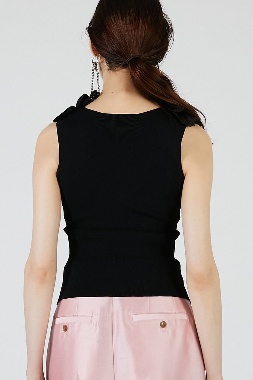 Frill Motif Knit
