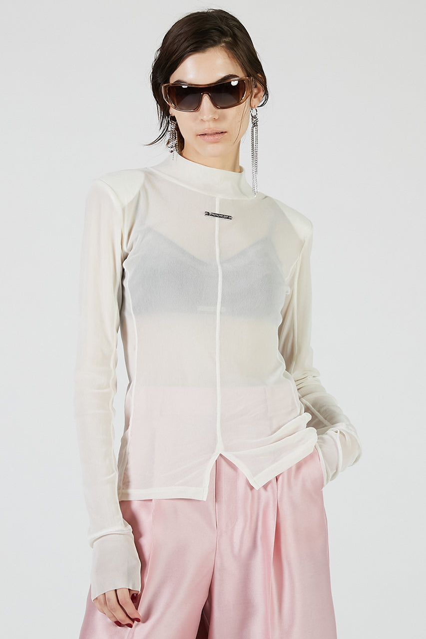 Velour Turtleneck Top - 2025 AUTUMN