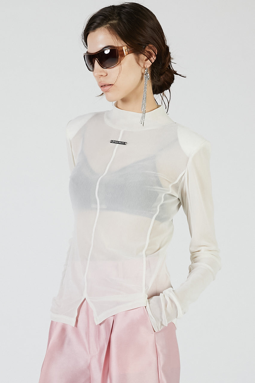 Velour Turtleneck Top - 2025 AUTUMN