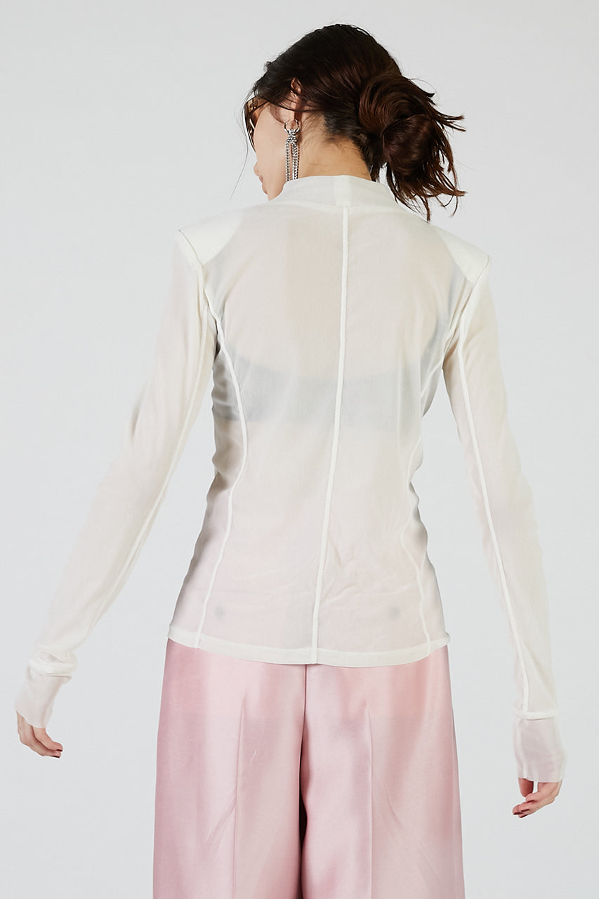 Velour Turtleneck Top - 2025 AUTUMN
