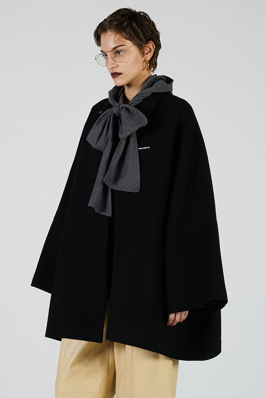 Poncho Coat with Scarf - 2025 AUTUMN