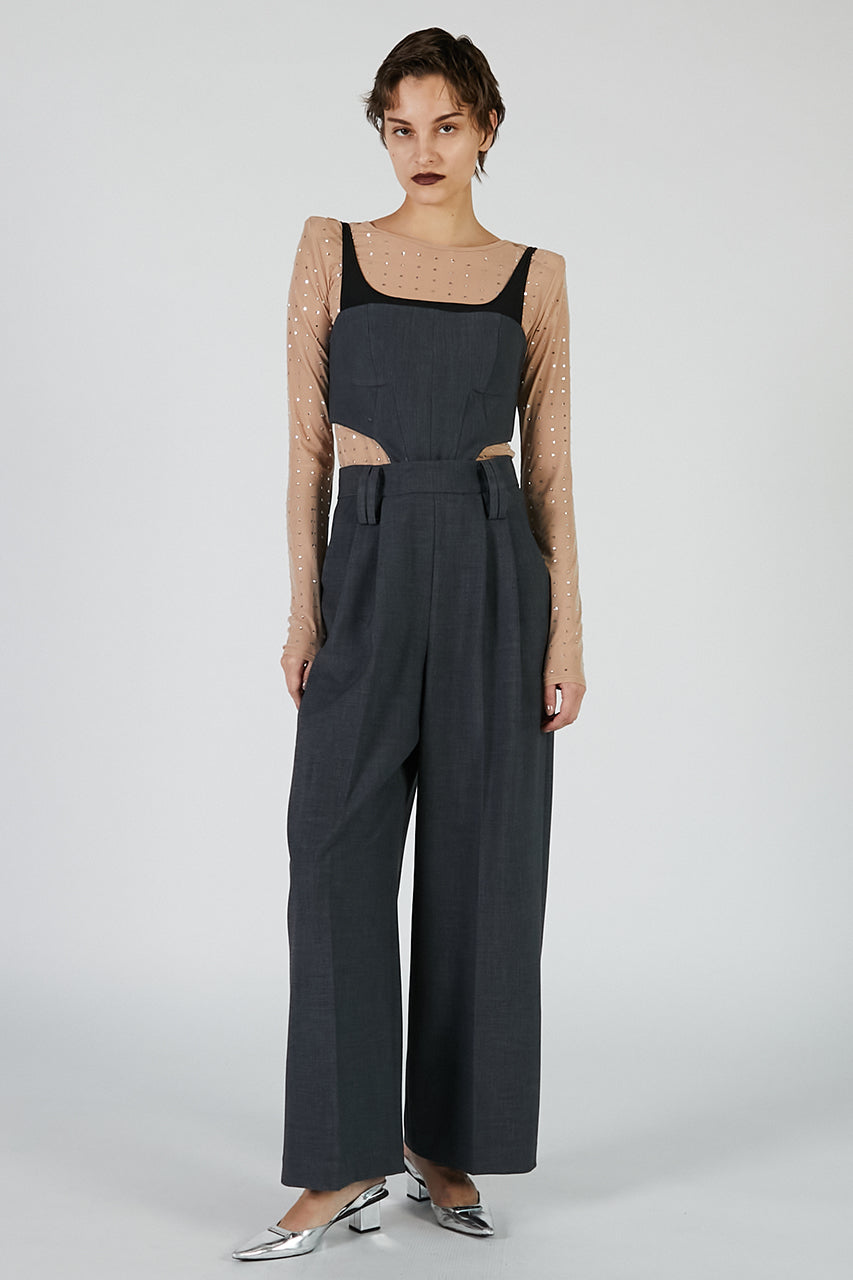 Stone Mesh Skin Top