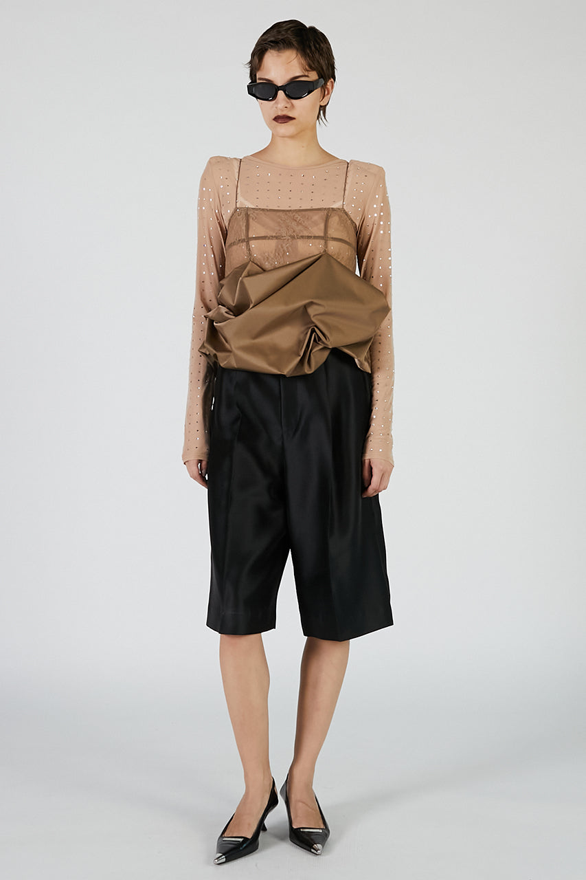 Stone Mesh Skin Top