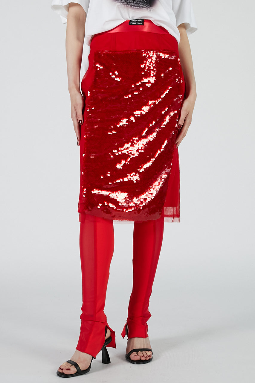 Sequin Midi Skirt