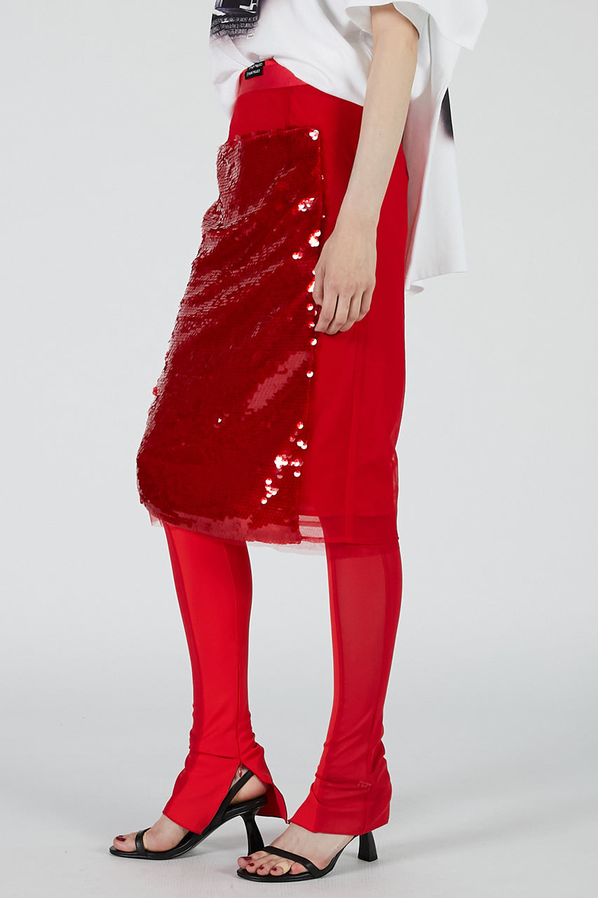 Sequin Midi Skirt