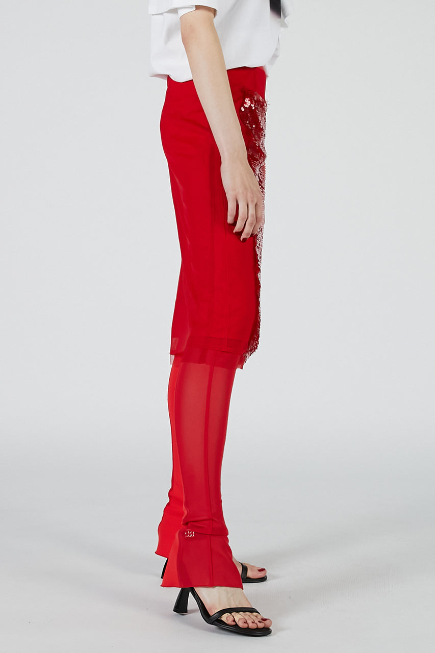 Sequin Midi Skirt
