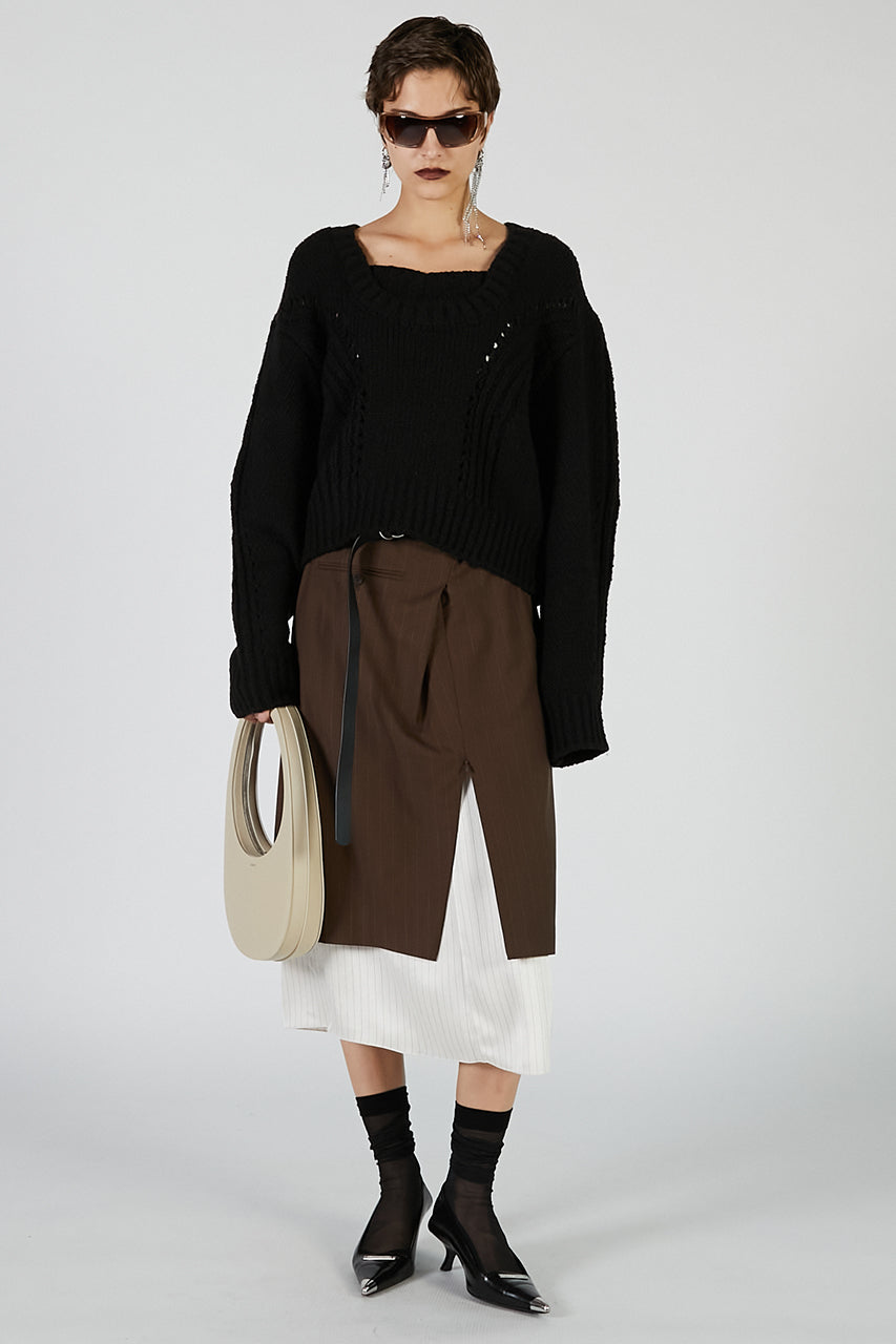 Suiting Midi Skirt - 2025 AUTUMN