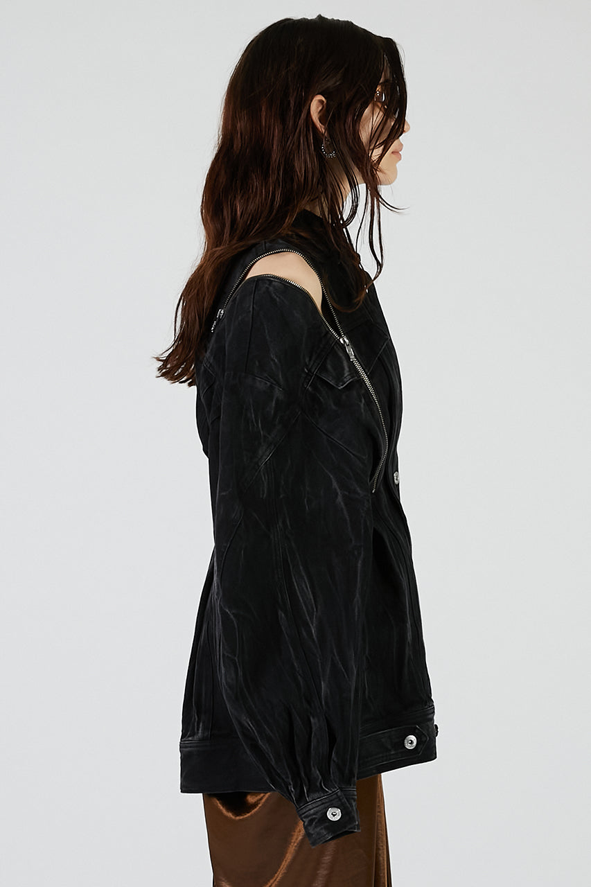 Zip Denim Shirt Blouson - PRE ORDER