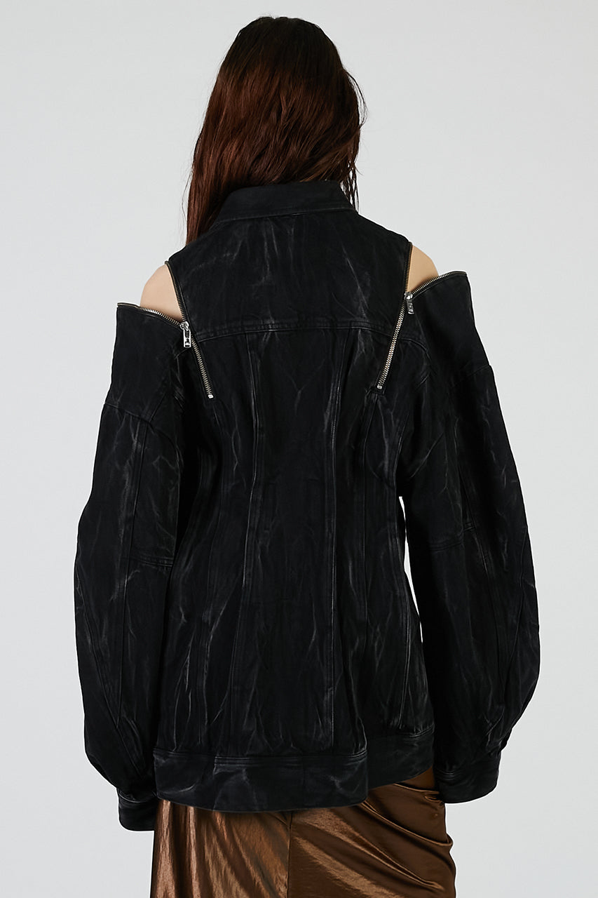 Zip Denim Shirt Blouson - PRE ORDER