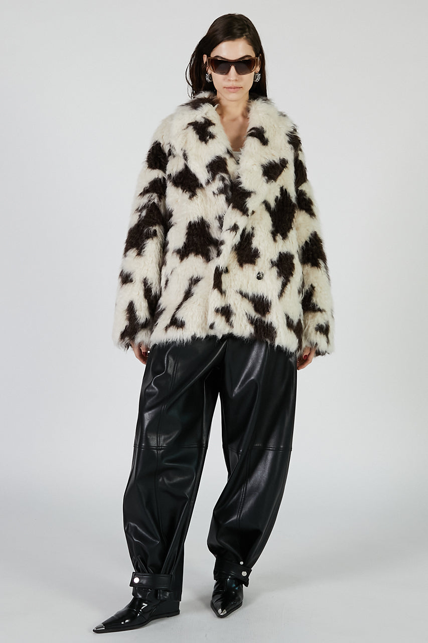 Faux Leather Jogger Pants
