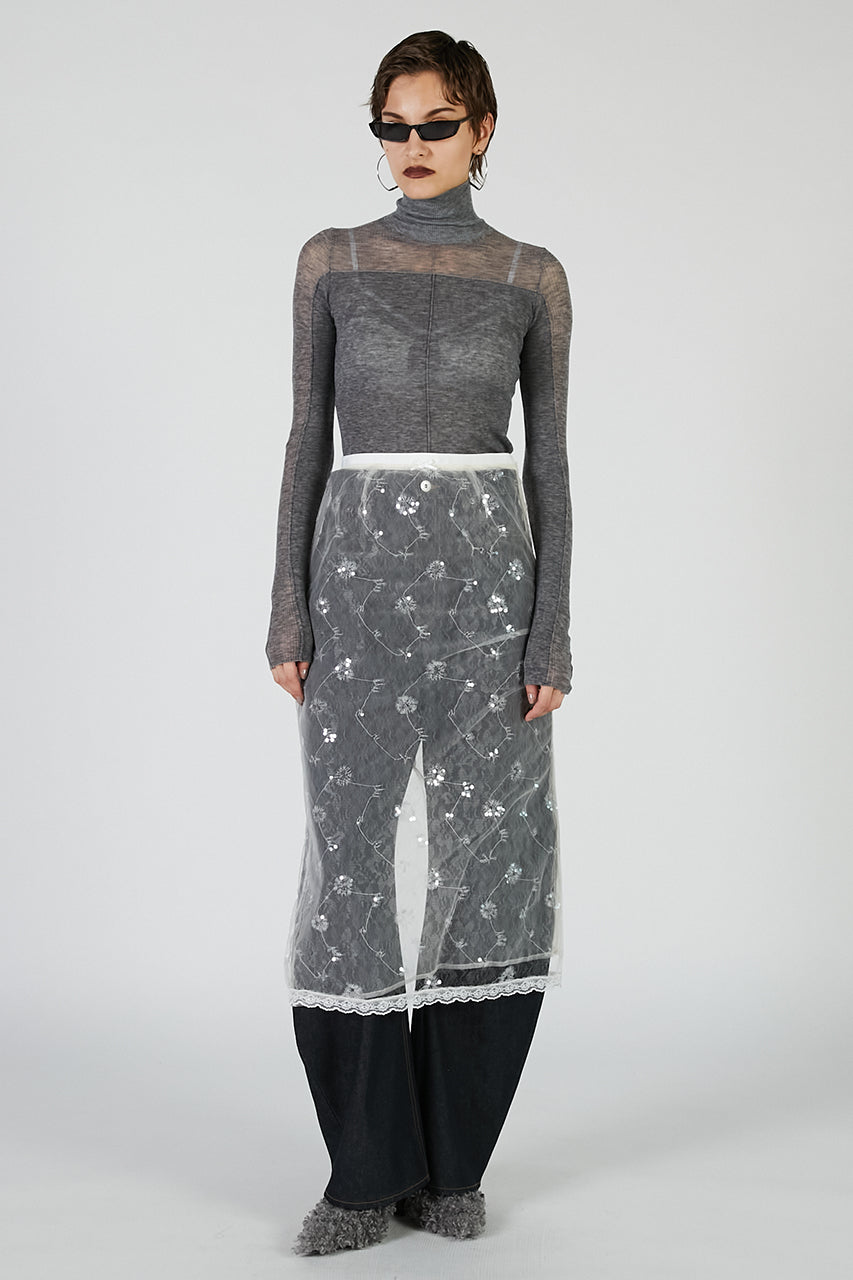 Veil Lace Layered Skirt