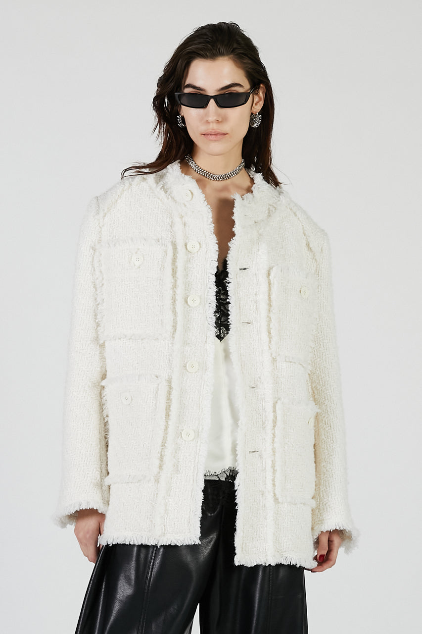 Padded Tweed Jacket