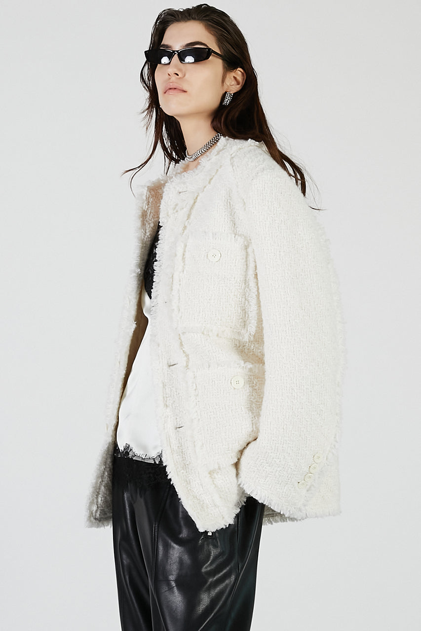 Padded Tweed Jacket