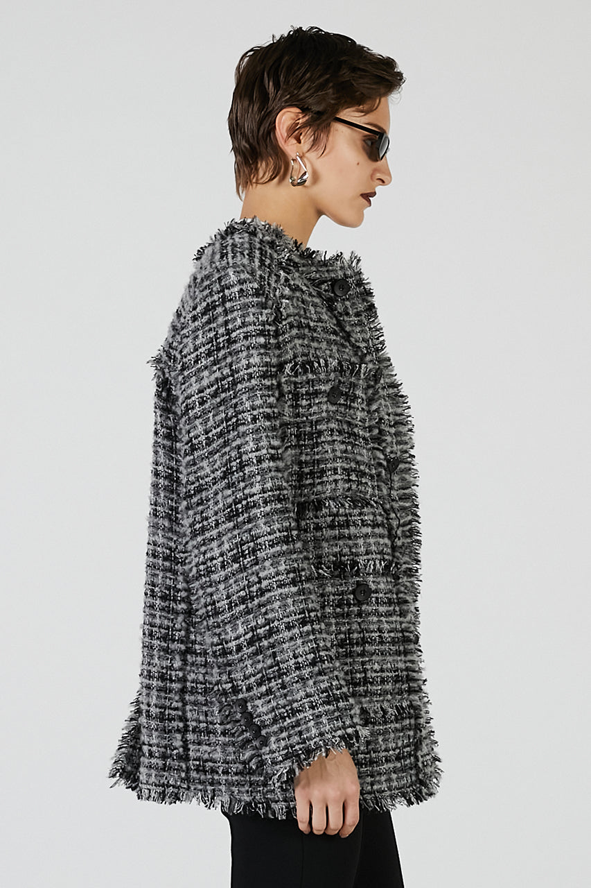 Padded Tweed Jacket