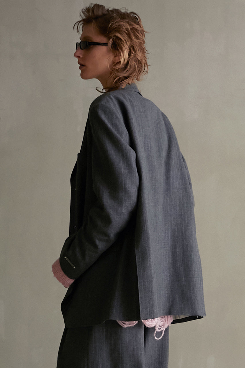 Furano Stripe Single Breasted Jacket
