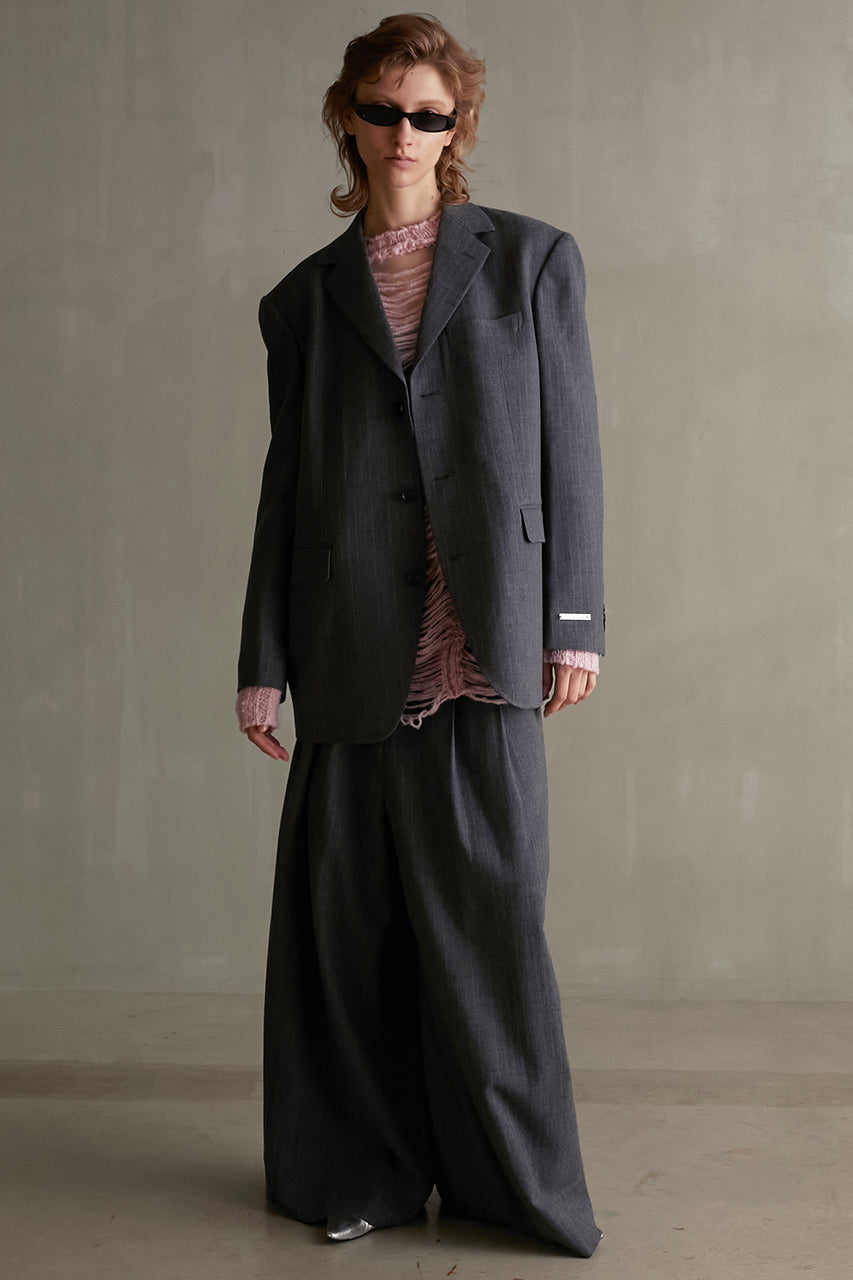 Furano Stripe Wrapped Wide Pants